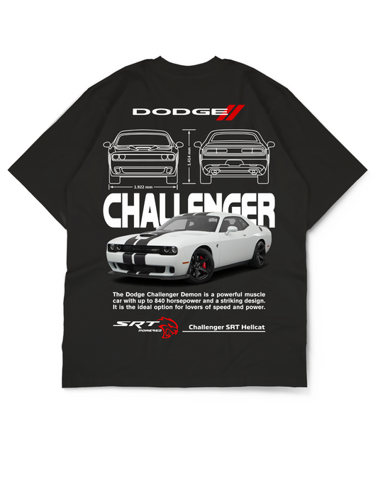 Car Collection Oversize Drop Shoulder Tee – Dodge Edition by Teen Core in Pakistan