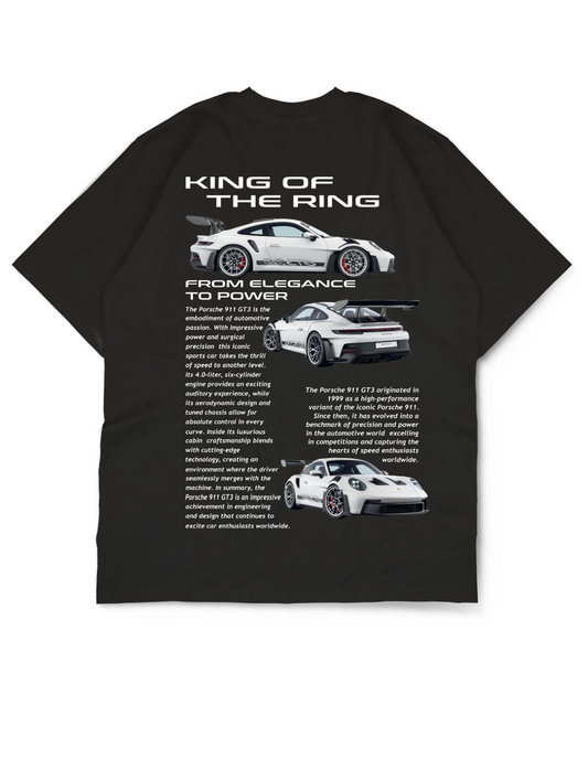 Oversize Drop Shoulder “King of Drift” Car Collection Tee By Teen Core in Pakistan
