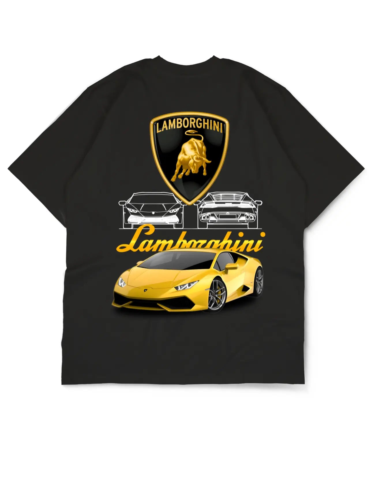 Car Collection Oversize Drop Shoulder Tee By Teen Core in Pakistan