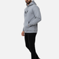 Premium Light Grey Pullover Hoodie with Black Wing Logo – 300 GSM | by Teen Core in Pakistan