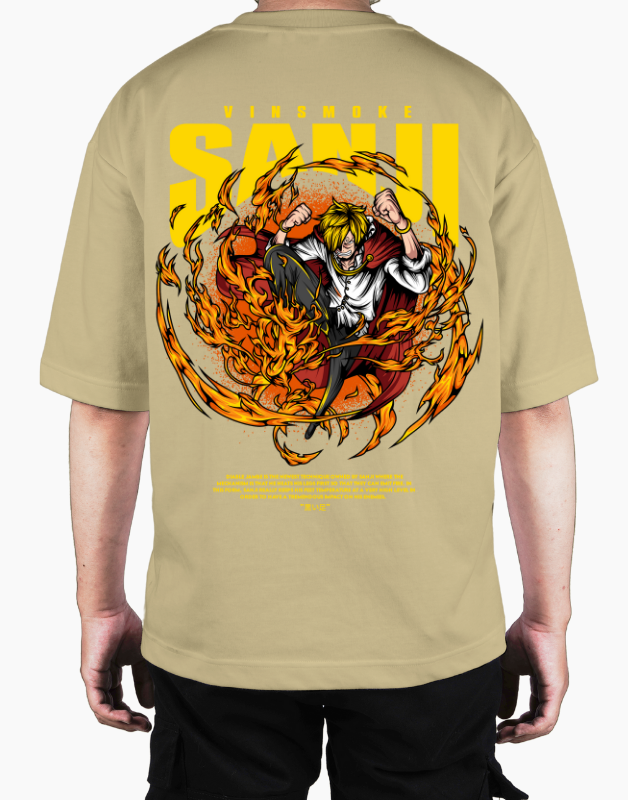 Premium Oversize Drop Shoulder Tee – Samurai Tiger Streetwear- Teen Core in Pakistan