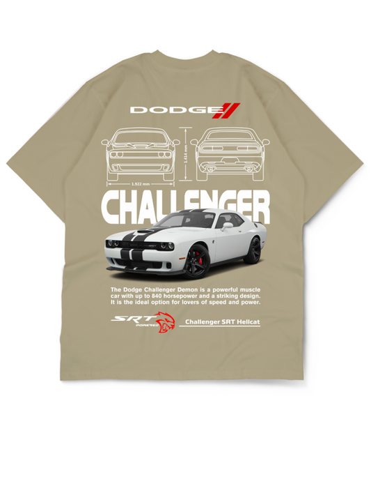 Car Collection Oversize Drop Shoulder Tee – Dodge Edition by Teen Core in Pakistan