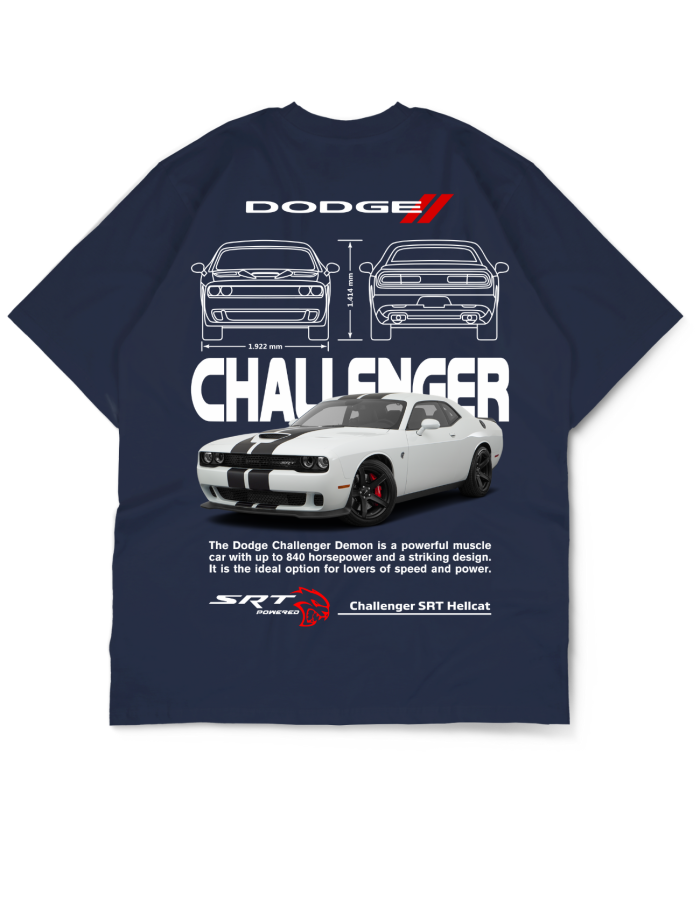 Car Collection Oversize Drop Shoulder Tee – Dodge Edition by Teen Core in Pakistan