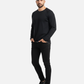 Premium Black Full-Sleeve Crew-Neck T-Shirt | By Teen Core in Pakistan