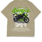 Oversize Drop Shoulder Motorbike Racing Tee By Teen Core in Pakistan