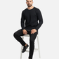 Premium Black Full-Sleeve Crew-Neck T-Shirt | By Teen Core in Pakistan