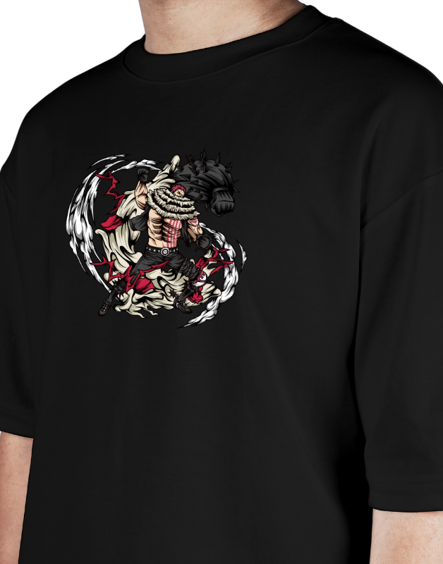 Premium Oversize Drop Shoulder Tee – Japanese Dragon Streetwear | by Teen Core in Pakistan