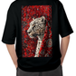 Premium Oversize Drop Shoulder Tee – Samurai Warrior Print | by Teen Core in Pakistan