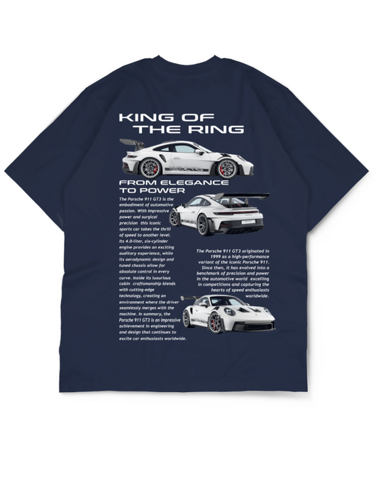 Oversize Drop Shoulder “King of Drift” Car Collection Tee By Teen Core in Pakistan