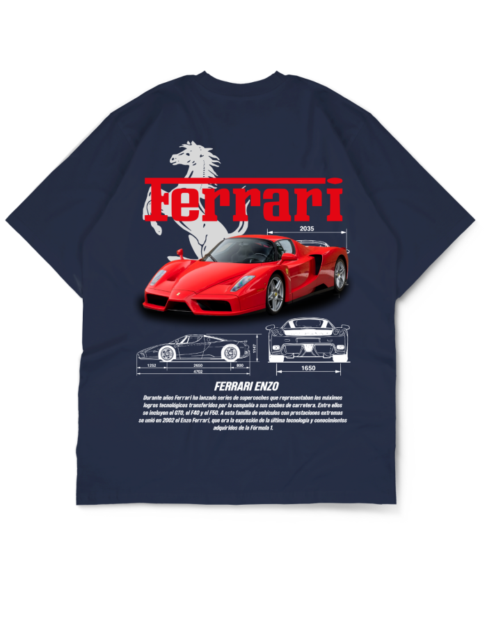 Oversize Drop Shoulder Car Collection Tee by Teen Core in Pakistan