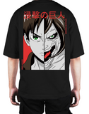 Premium Oversize Drop Shoulder Tee – Anime Sukuna Graphic | by Teen Core in Pakistan