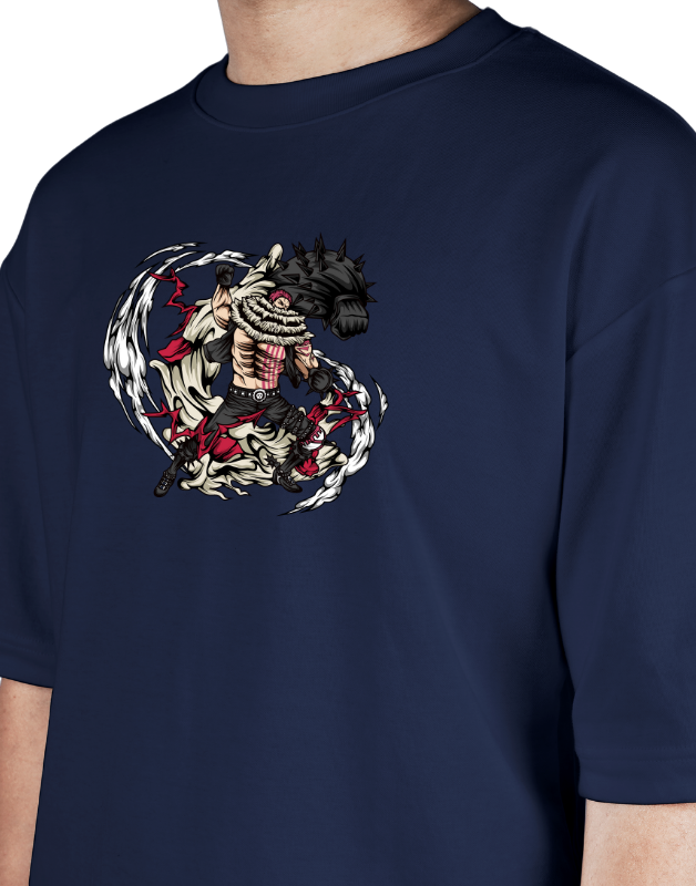 Premium Oversize Drop Shoulder Tee – Japanese Dragon Streetwear | by Teen Core in Pakistan