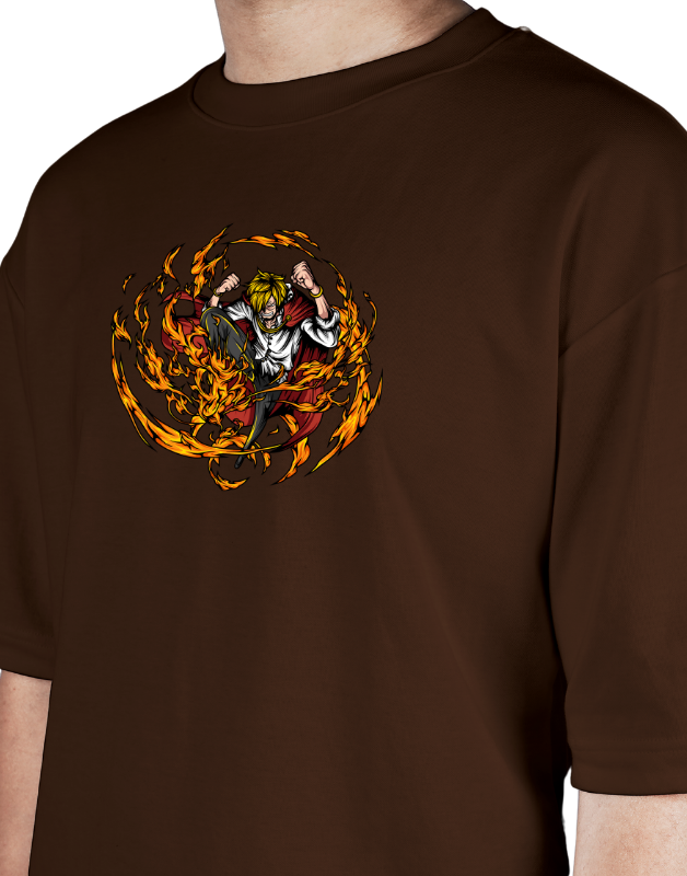 Premium Oversize Drop Shoulder Tee – Samurai Tiger Streetwear- Teen Core in Pakistan