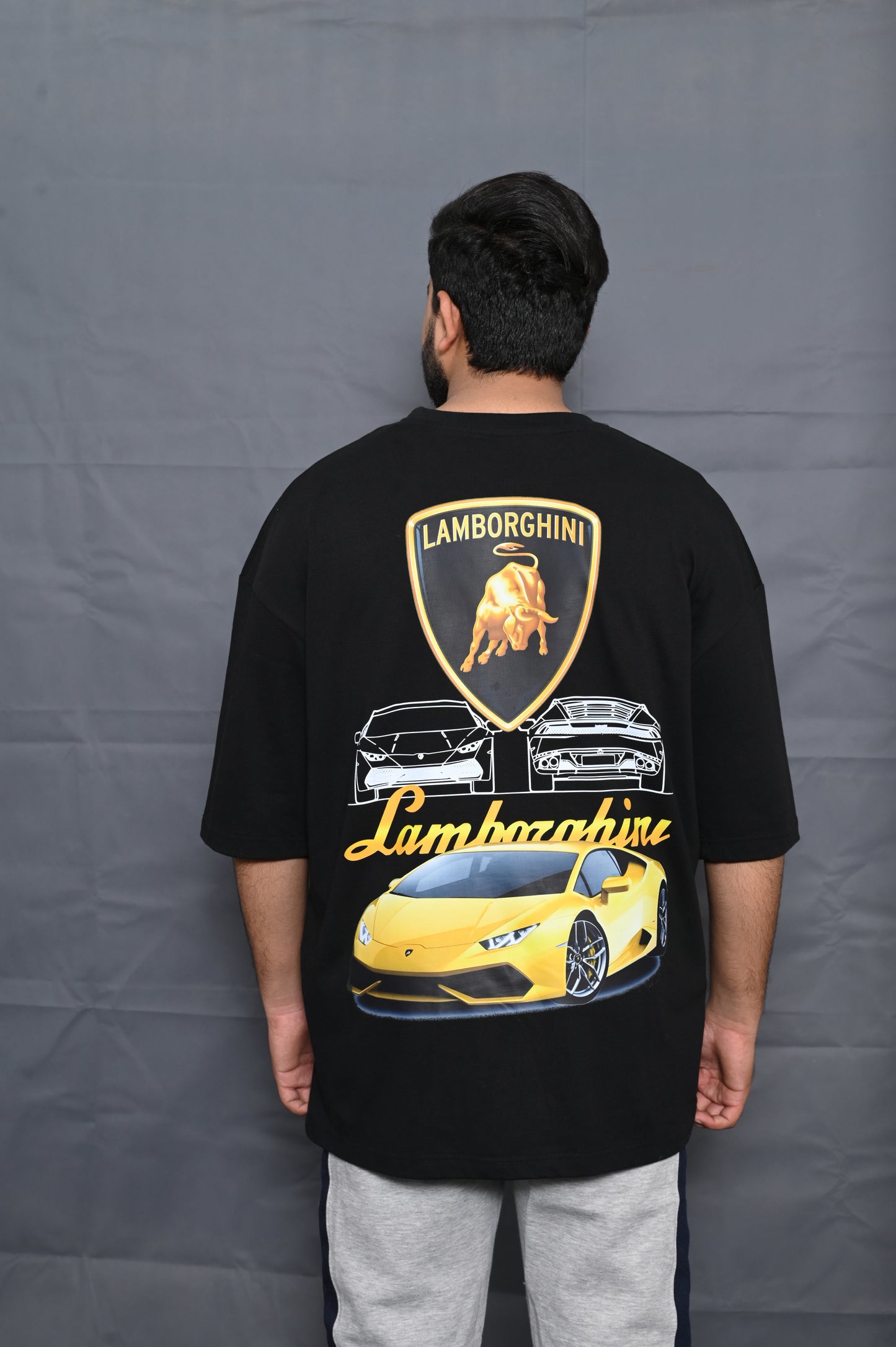 Car Collection Oversize Drop Shoulder Tee By Teen Core in Pakistan